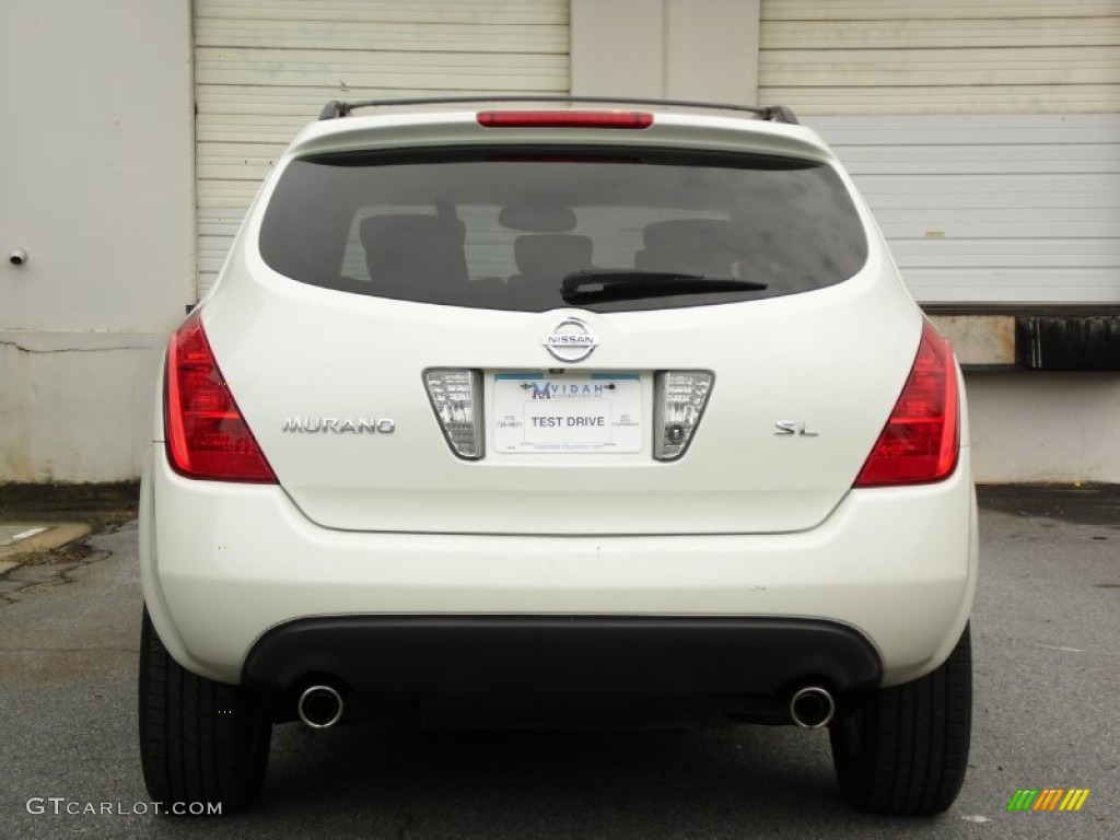 2005 Murano SL - Glacier Pearl White / Cafe Latte photo #41