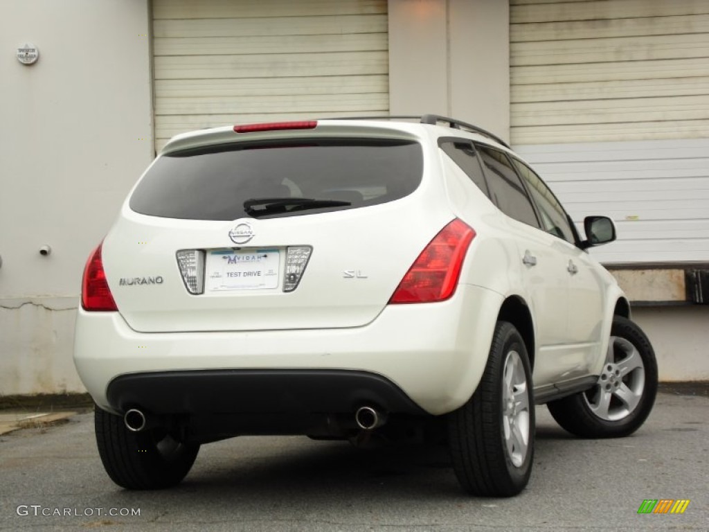 2005 Murano SL - Glacier Pearl White / Cafe Latte photo #44