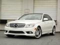 Arctic White 2009 Mercedes-Benz C 300 Luxury
