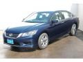 2014 Obsidian Blue Pearl Honda Accord LX Sedan  photo #3