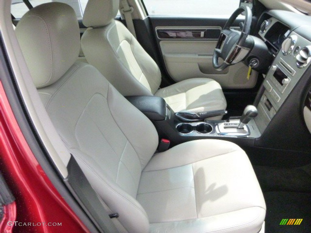 2009 MKZ Sedan - Vivid Red Metallic / Sand photo #10