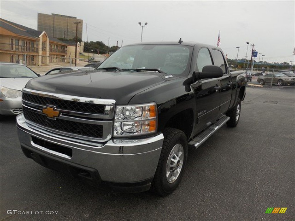 2014 Silverado 2500HD LT Crew Cab 4x4 - Black / Ebony photo #1