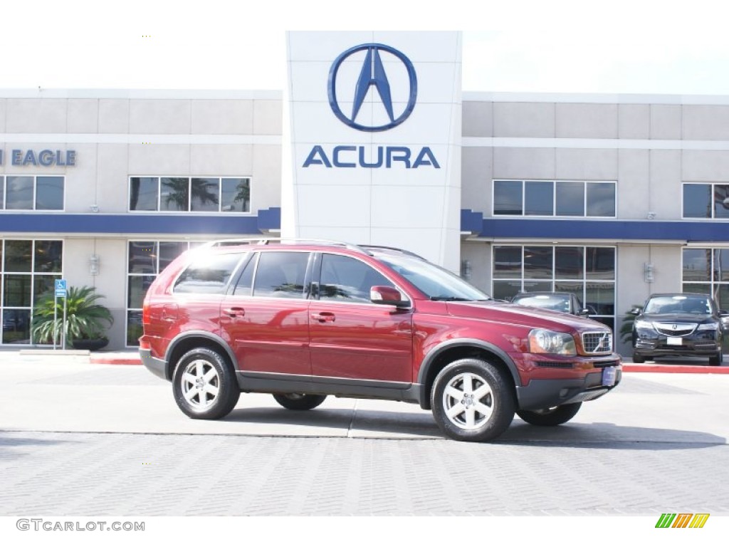 2007 XC90 3.2 - Ruby Red Metallic / Taupe photo #1