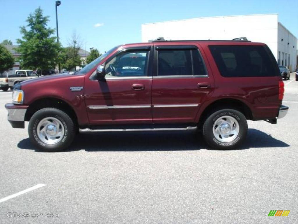 1997 Expedition Eddie Bauer 4x4 - Dark Toreador Red Metallic / Medium Prairie Tan photo #3