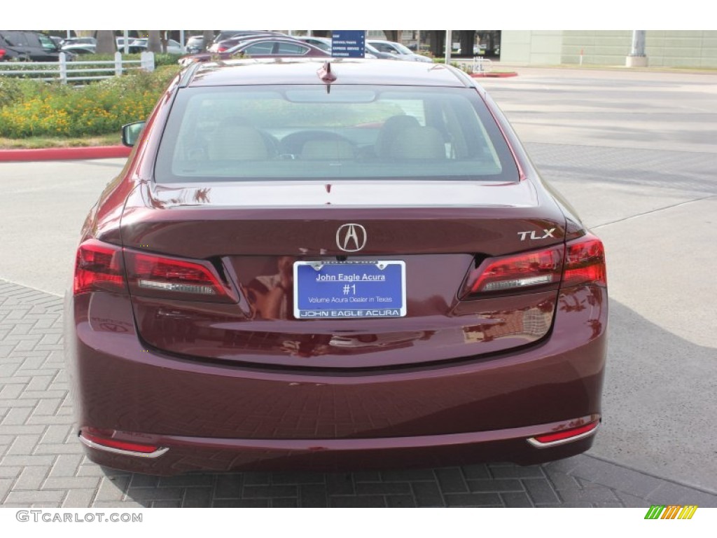 2015 TLX 3.5 Technology - Basque Red Pearl II / Parchment photo #6