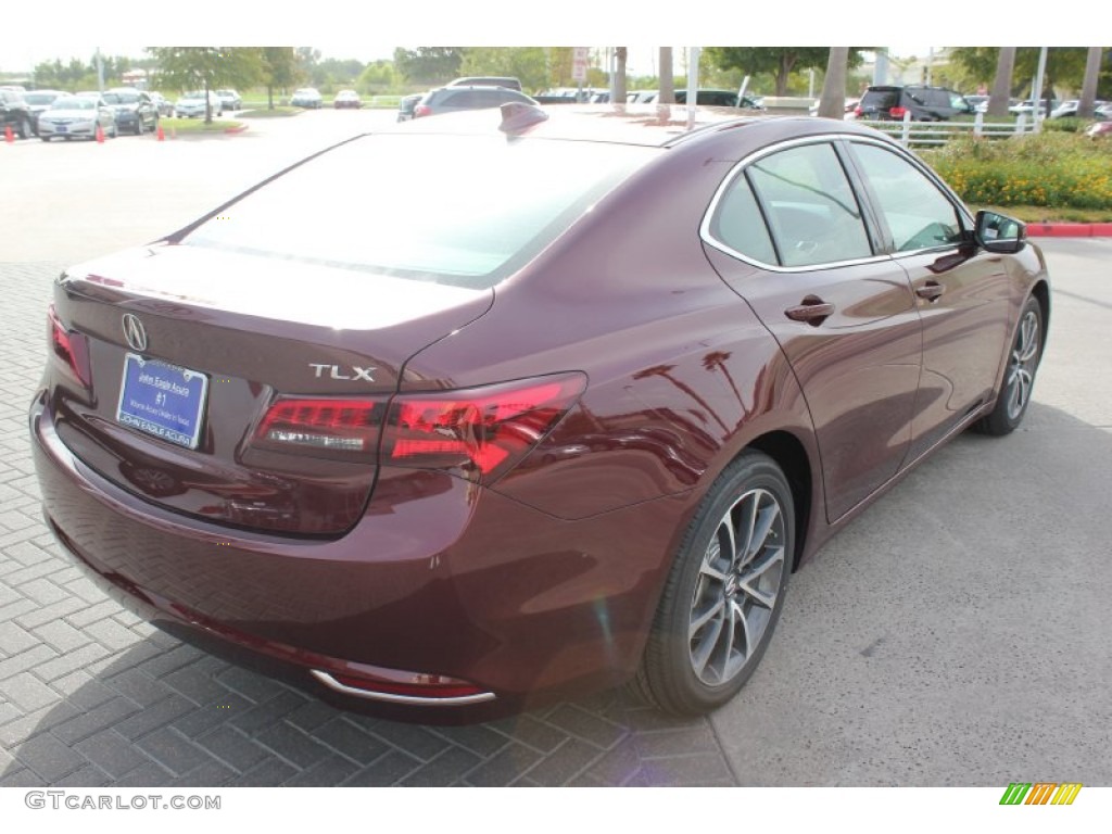 2015 TLX 3.5 Technology - Basque Red Pearl II / Parchment photo #7