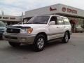1999 Natural White Toyota Land Cruiser   photo #3
