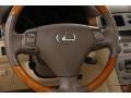 2005 Lexus ES Cashmere Interior Steering Wheel Photo