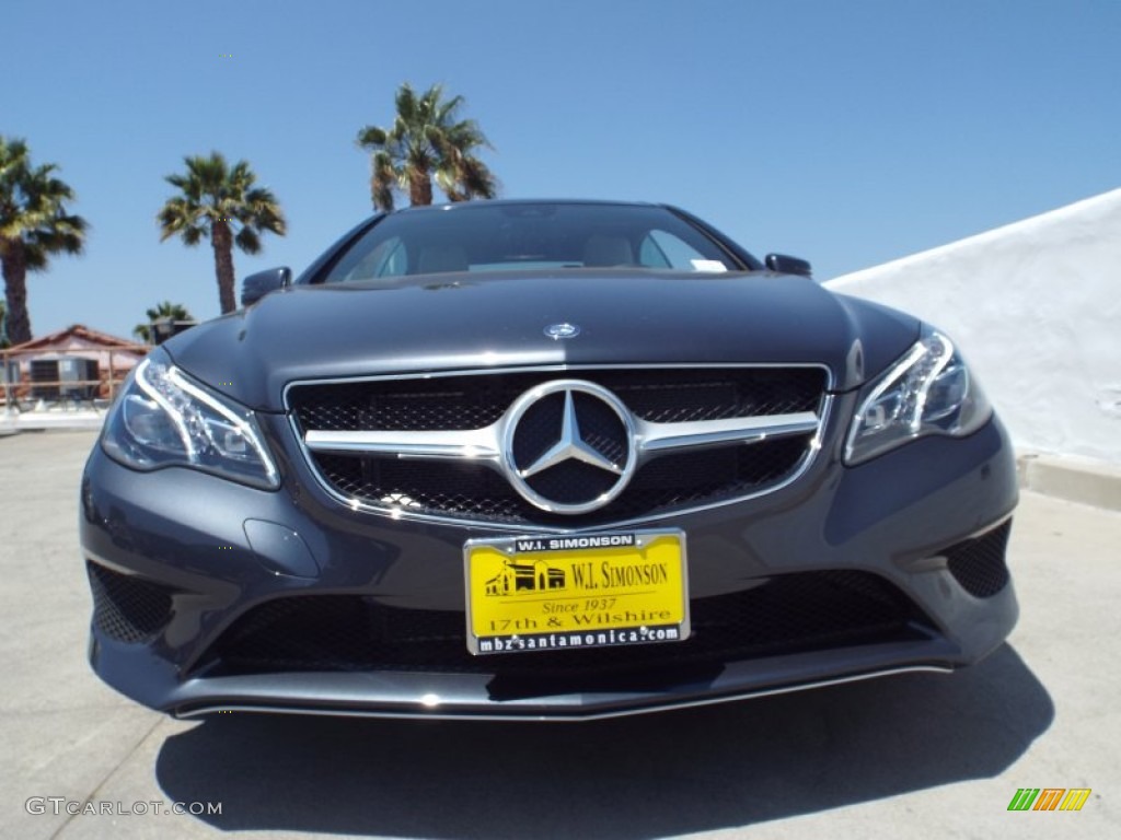 2014 E 350 Coupe - Steel Gray Metallic / Grey/Black photo #2