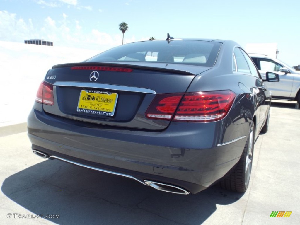 2014 E 350 Coupe - Steel Gray Metallic / Grey/Black photo #4