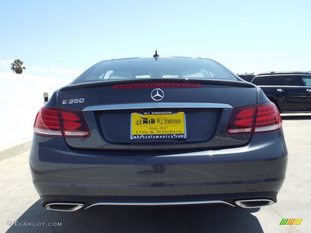 2014 E 350 Coupe - Steel Gray Metallic / Grey/Black photo #5