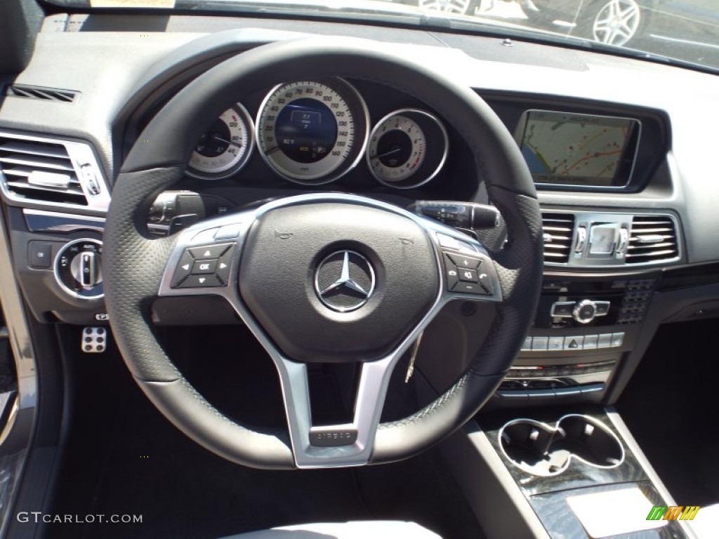 2014 E 350 Coupe - Steel Gray Metallic / Grey/Black photo #9
