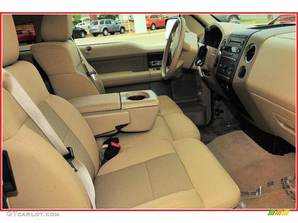 2005 F150 XLT SuperCab - Dark Stone Metallic / Tan photo #16