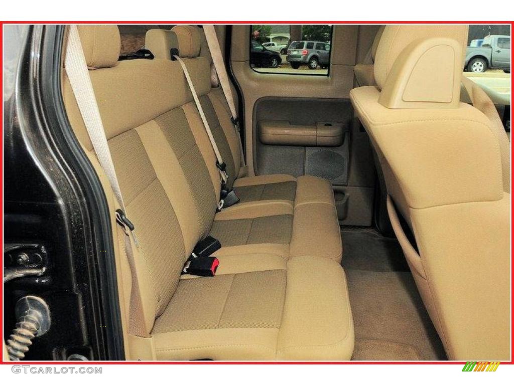2005 F150 XLT SuperCab - Dark Stone Metallic / Tan photo #17