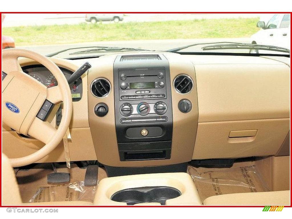 2005 F150 XLT SuperCab - Dark Stone Metallic / Tan photo #21