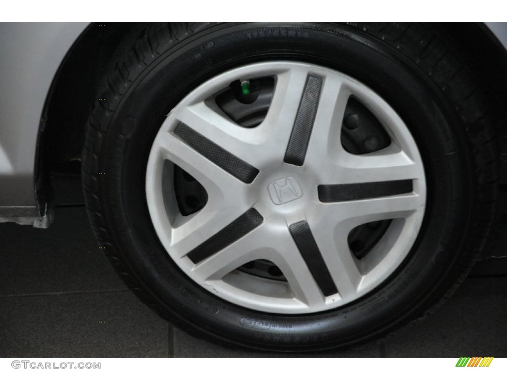 2008 Fit Hatchback - Storm Silver Metallic / Black/Grey photo #3
