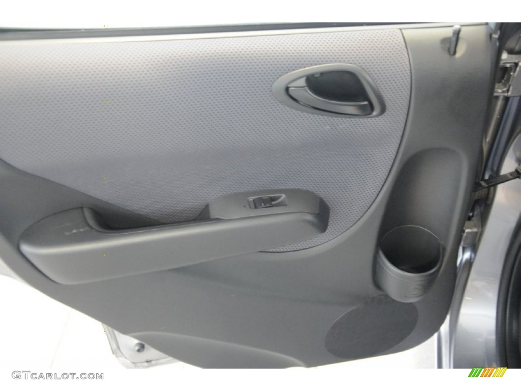 2008 Fit Hatchback - Storm Silver Metallic / Black/Grey photo #17