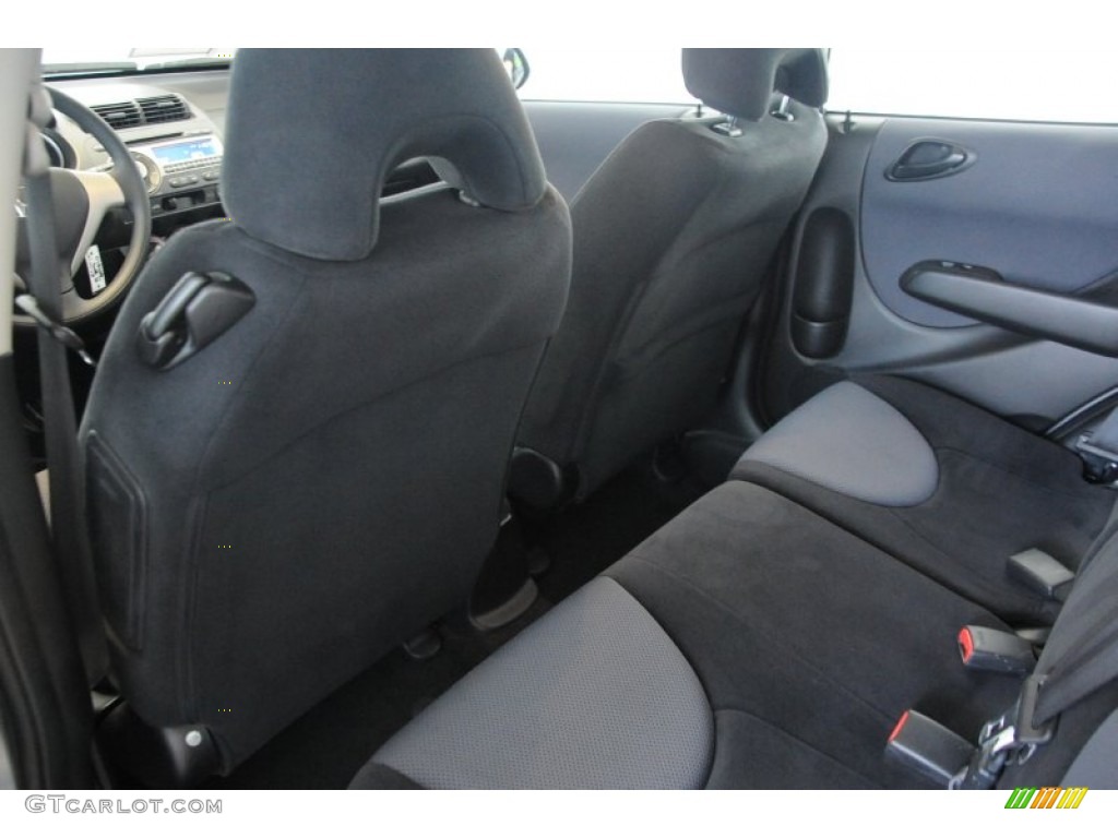 2008 Fit Hatchback - Storm Silver Metallic / Black/Grey photo #18