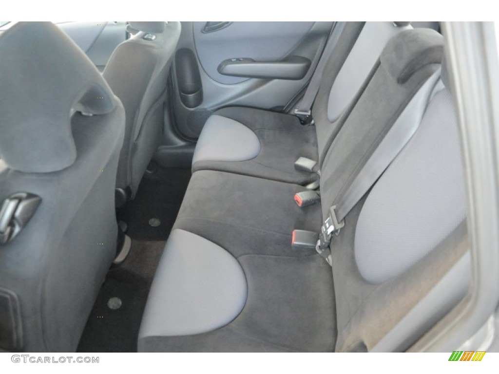 2008 Fit Hatchback - Storm Silver Metallic / Black/Grey photo #19