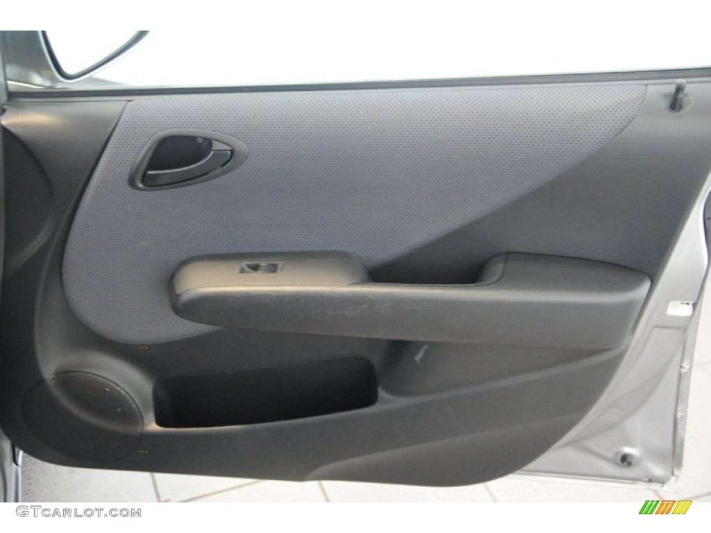 2008 Fit Hatchback - Storm Silver Metallic / Black/Grey photo #25