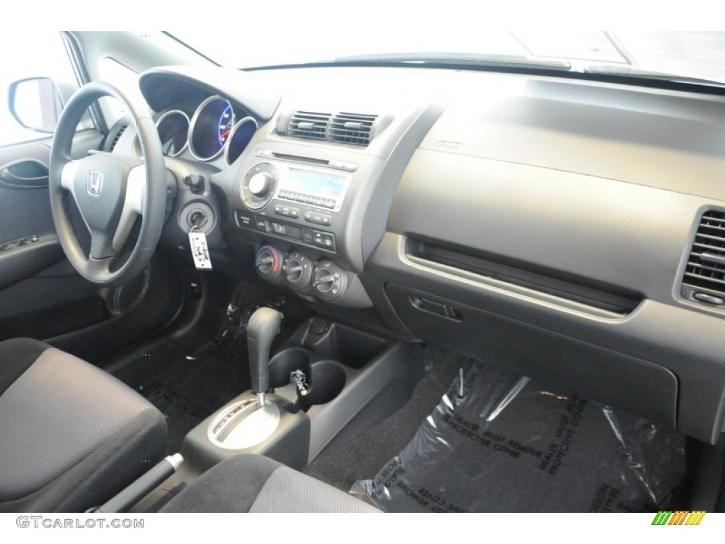 2008 Fit Hatchback - Storm Silver Metallic / Black/Grey photo #27