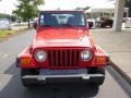 2006 Flame Red Jeep Wrangler SE 4x4  photo #3
