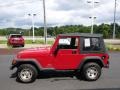 2006 Flame Red Jeep Wrangler SE 4x4  photo #5