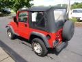 2006 Flame Red Jeep Wrangler SE 4x4  photo #6