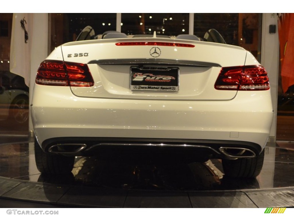 2014 E 350 Cabriolet - Diamond White Metallic / Silk Beige/Espresso Brown photo #15