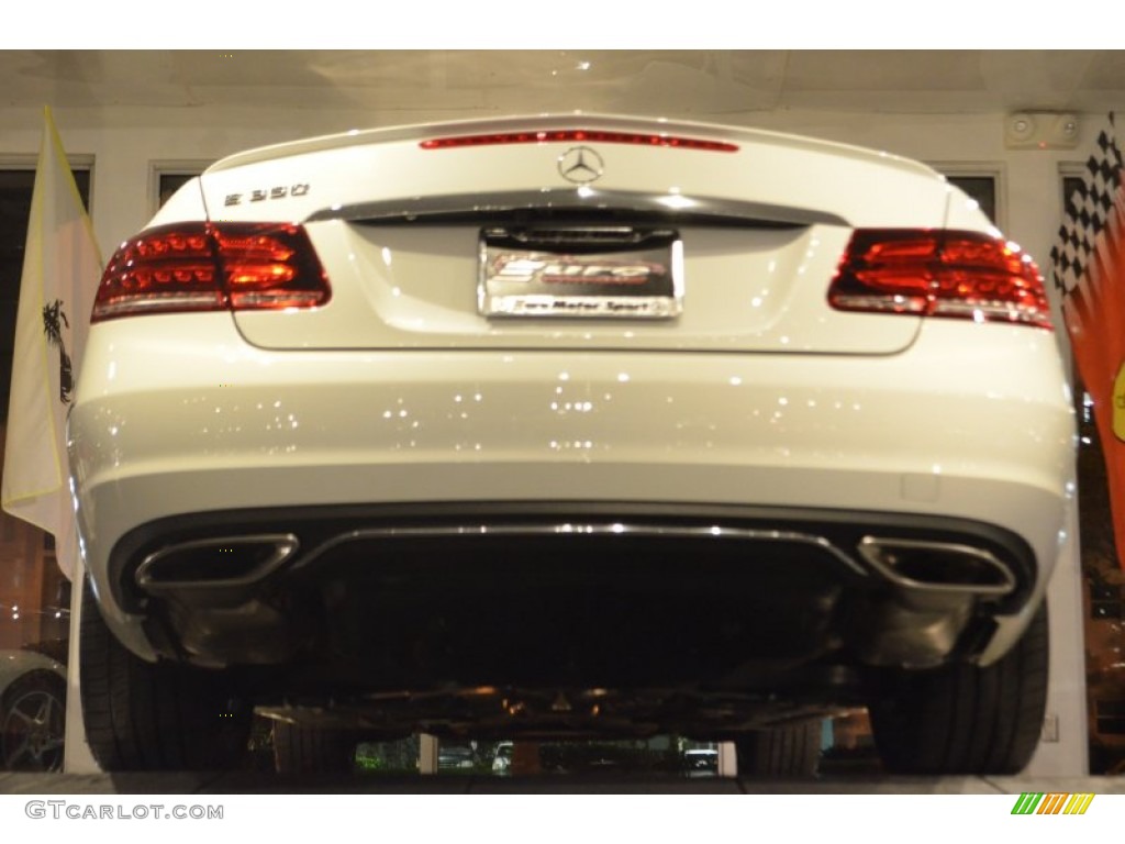 2014 E 350 Cabriolet - Diamond White Metallic / Silk Beige/Espresso Brown photo #16