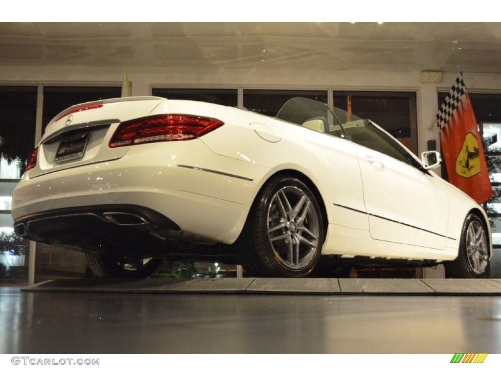 2014 E 350 Cabriolet - Diamond White Metallic / Silk Beige/Espresso Brown photo #19