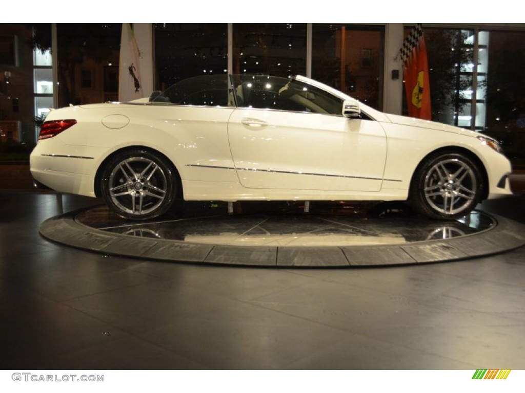2014 E 350 Cabriolet - Diamond White Metallic / Silk Beige/Espresso Brown photo #22