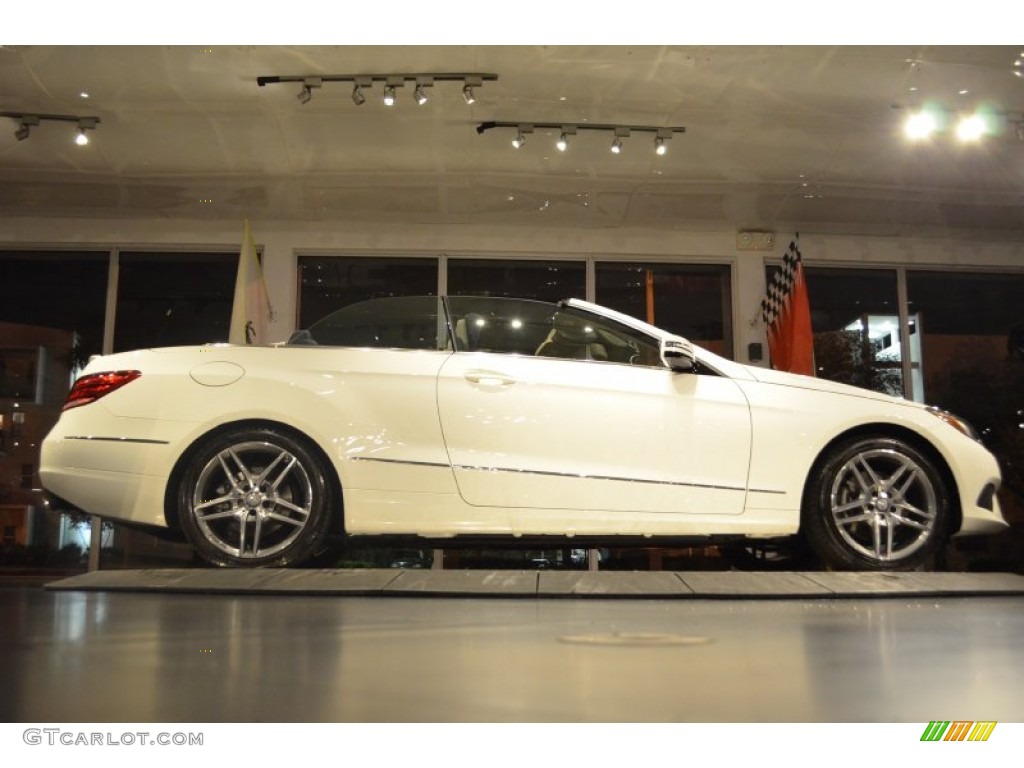 2014 E 350 Cabriolet - Diamond White Metallic / Silk Beige/Espresso Brown photo #23