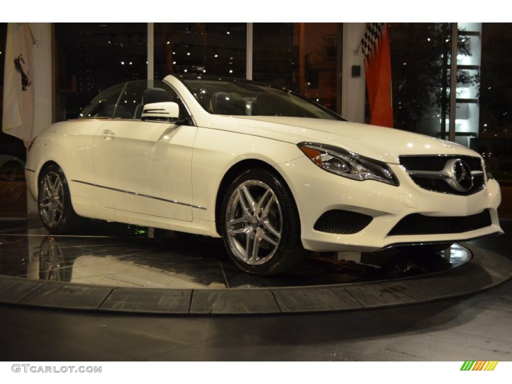 2014 E 350 Cabriolet - Diamond White Metallic / Silk Beige/Espresso Brown photo #25