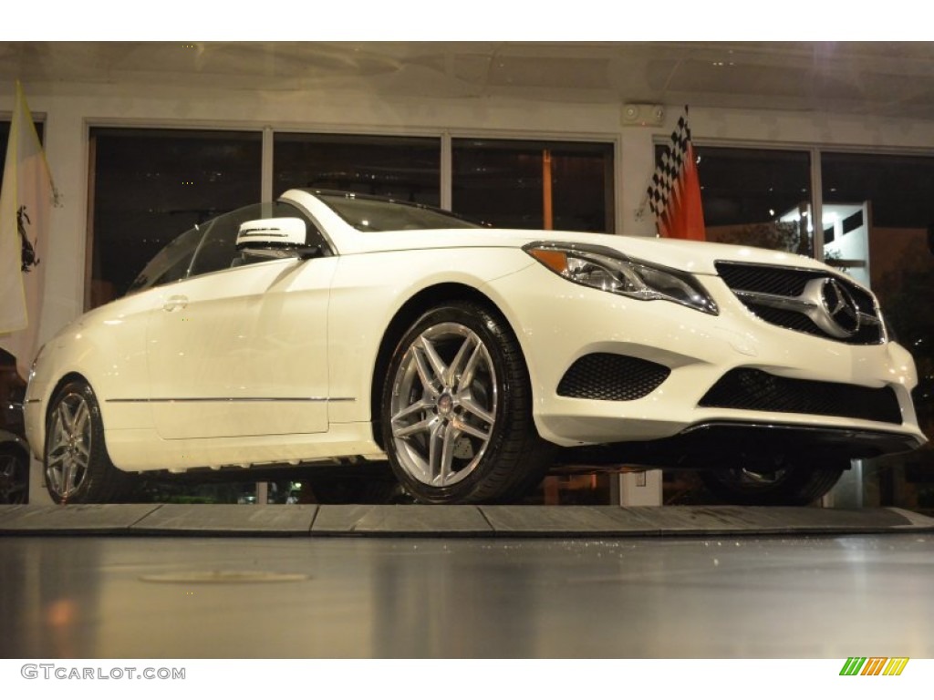 2014 E 350 Cabriolet - Diamond White Metallic / Silk Beige/Espresso Brown photo #26