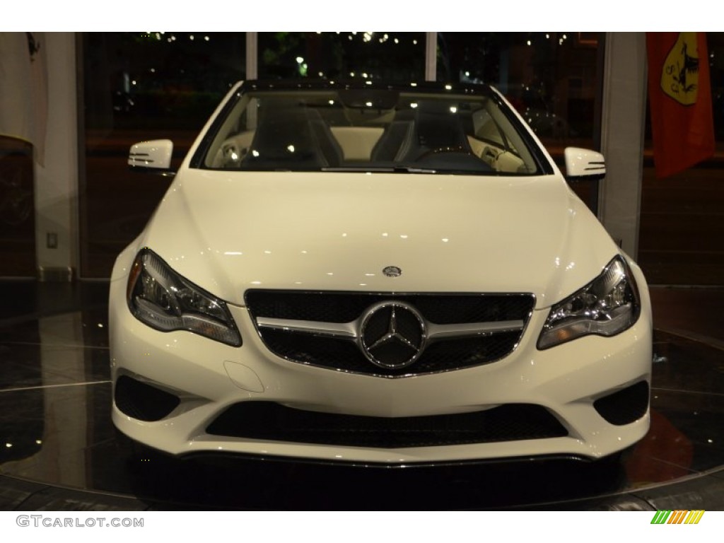 2014 E 350 Cabriolet - Diamond White Metallic / Silk Beige/Espresso Brown photo #27