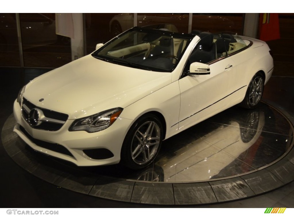 2014 E 350 Cabriolet - Diamond White Metallic / Silk Beige/Espresso Brown photo #30