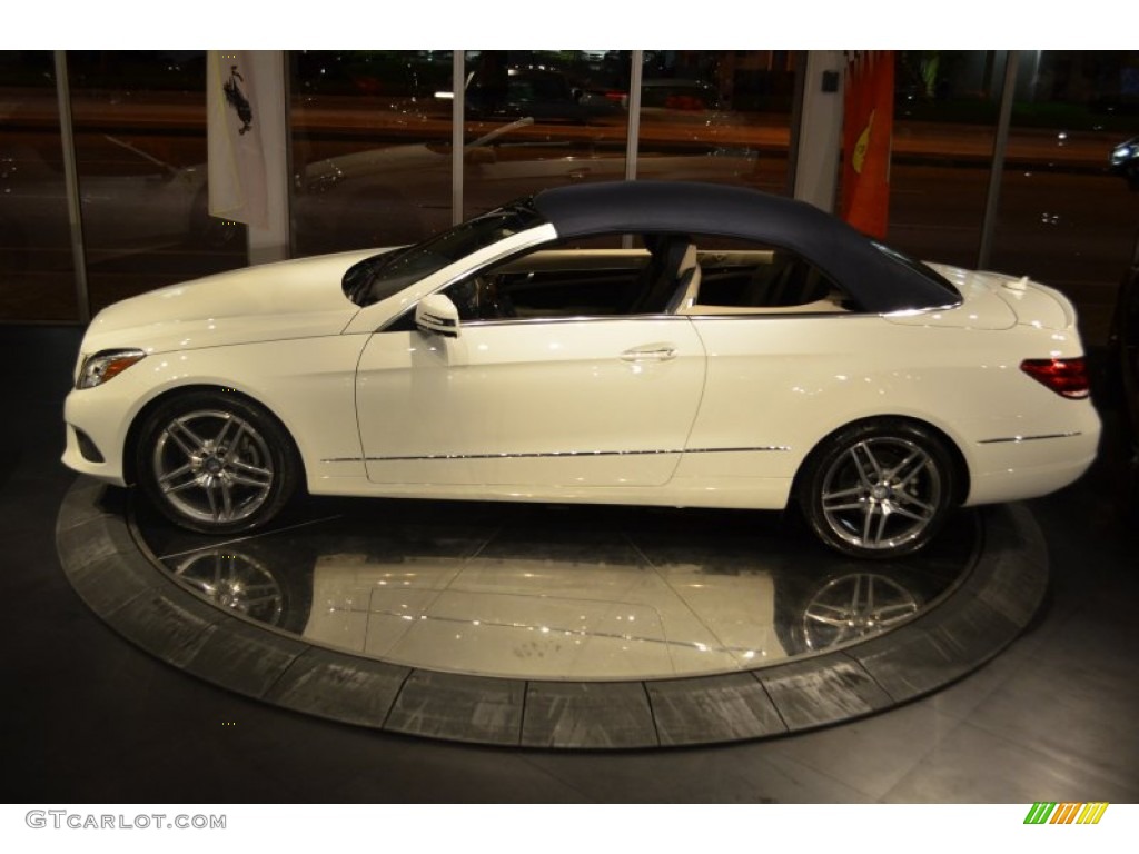 2014 E 350 Cabriolet - Diamond White Metallic / Silk Beige/Espresso Brown photo #38