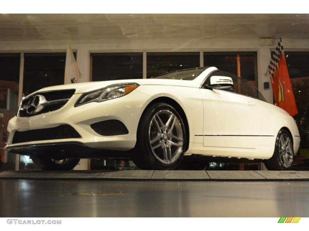 2014 E 350 Cabriolet - Diamond White Metallic / Silk Beige/Espresso Brown photo #39