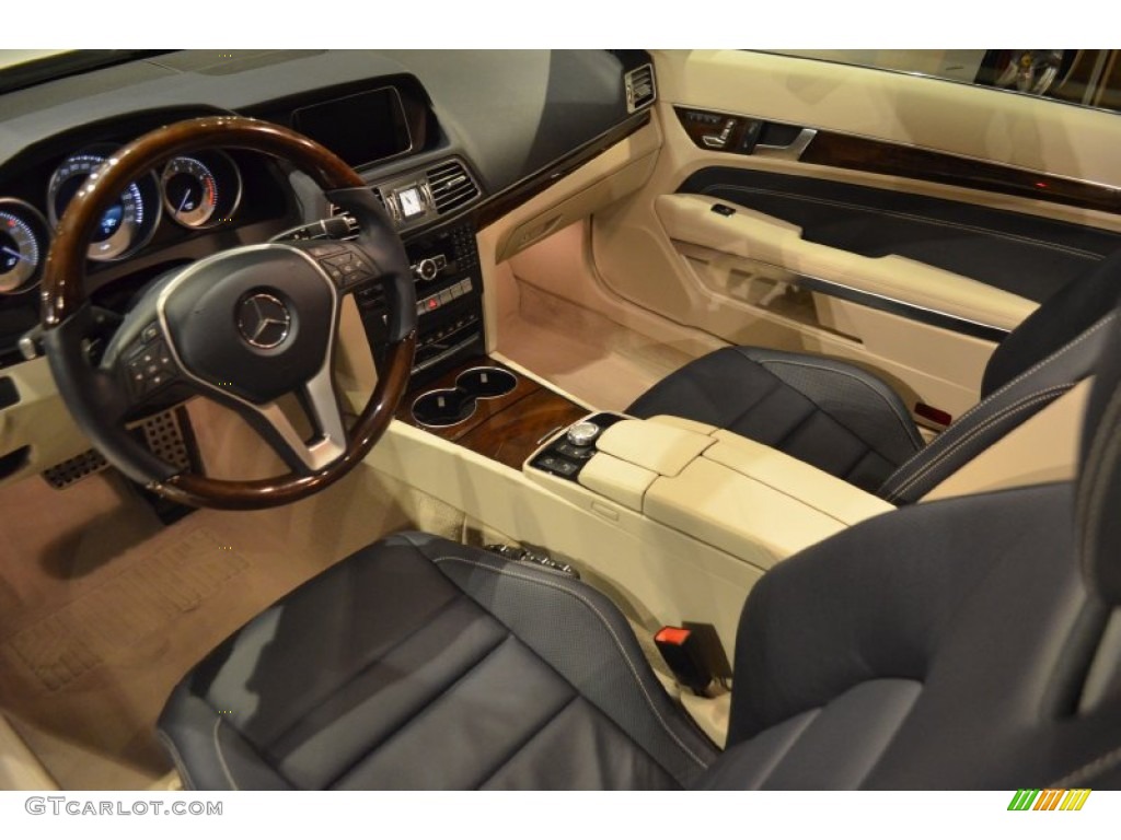 2014 E 350 Cabriolet - Diamond White Metallic / Silk Beige/Espresso Brown photo #41