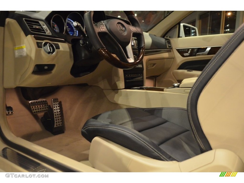 2014 E 350 Cabriolet - Diamond White Metallic / Silk Beige/Espresso Brown photo #42