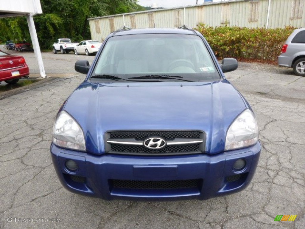 2007 Tucson GLS - Nautical Blue Metallic / Gray photo #3