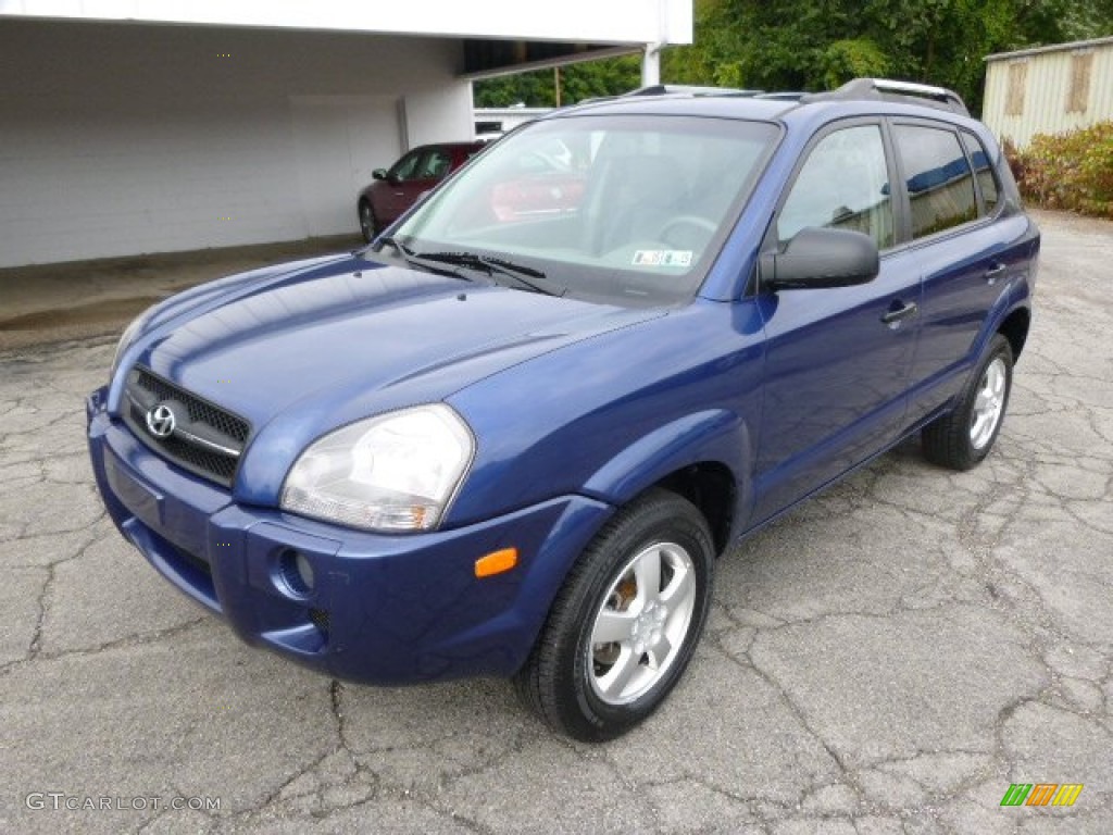 2007 Tucson GLS - Nautical Blue Metallic / Gray photo #4