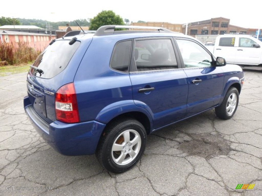 2007 Tucson GLS - Nautical Blue Metallic / Gray photo #8