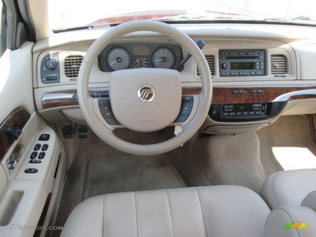 2007 Grand Marquis LS - Dark Toreador Red Metallic / Light Camel photo #20