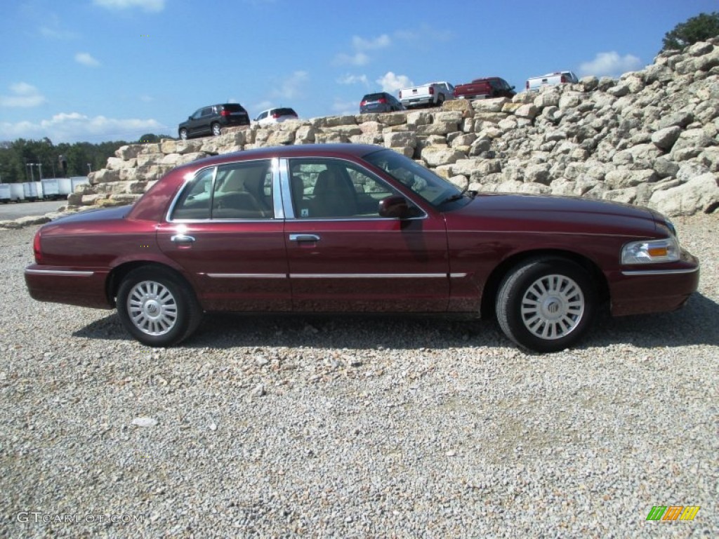 2007 Grand Marquis LS - Dark Toreador Red Metallic / Light Camel photo #30