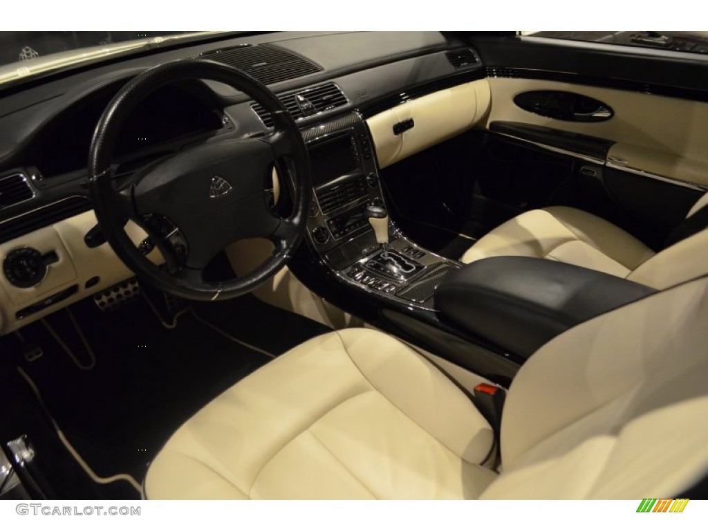 Aspen White Interior 2008 Maybach 57 S Photo #96533379