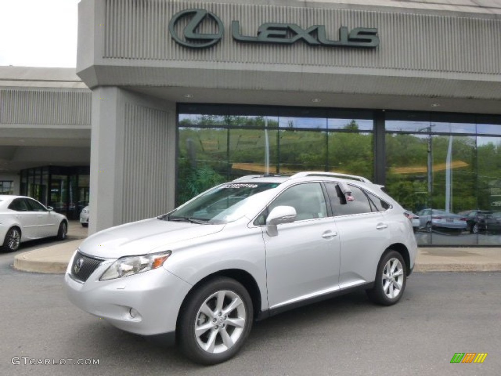 Tungsten Silver Pearl 2011 Lexus RX 350 AWD Exterior Photo #96533871