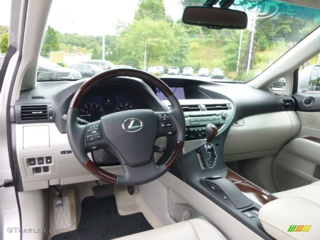 Light Gray Interior 2011 Lexus RX 350 AWD Photo #96533958