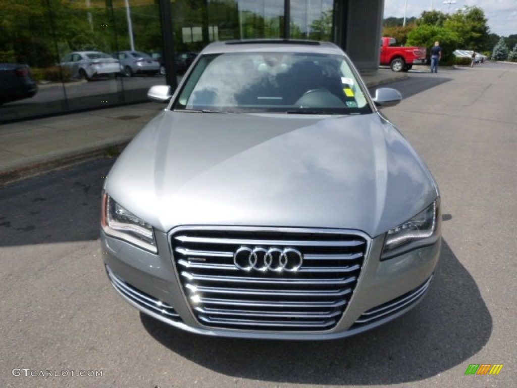 2012 A8 4.2 quattro - Quartz Grey Metallic / Black photo #2